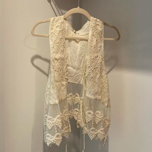 NWOT Boho MissMe Vest small